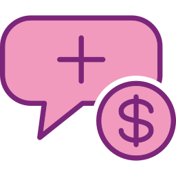 Dollar chat icon