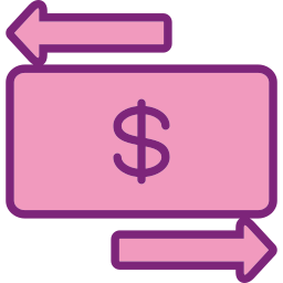 Transfer money icon