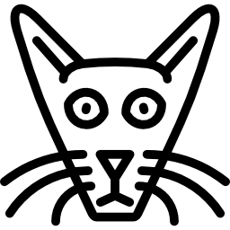 gato javanés icono