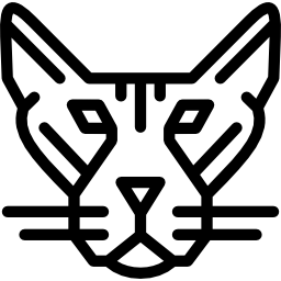 gato sphynx icono