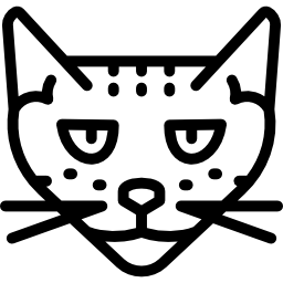 Savannah cat icon