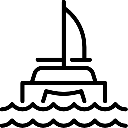 catamarã Ícone