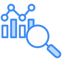 análisis de los datos icono