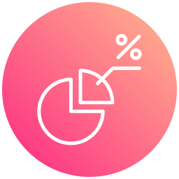 Percentage graph icon