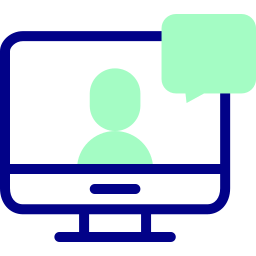 Online meeting icon