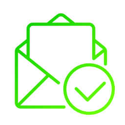 Open envelope icon