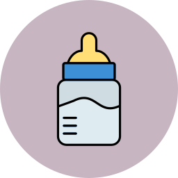 Baby bottle icon