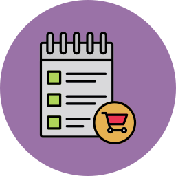 Shopping list icon