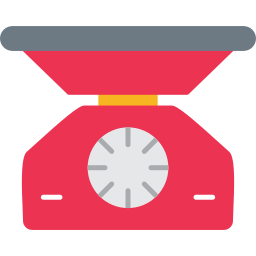 Weight scale icon