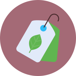 Eco tag icon