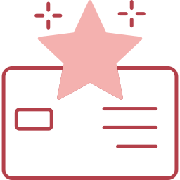 tarjeta de fidelización icono