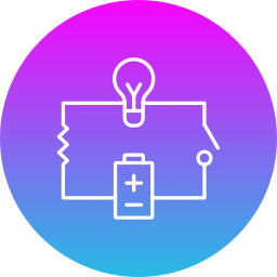 Electrical circuit icon