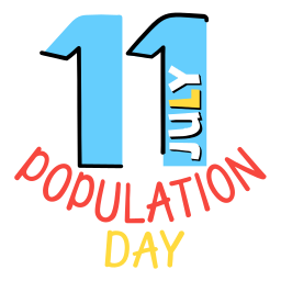 Światowy dzień ludności ikona