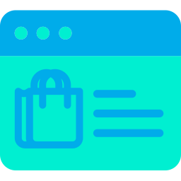 Online shop icon