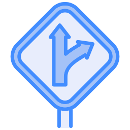 Traffic sign icon