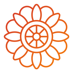 diseño floral icono