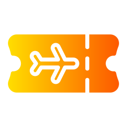 Plane ticket icon