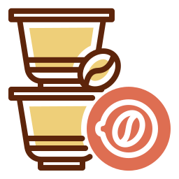 Coffee capsule icon