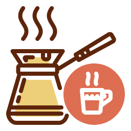 turecka kawa ikona