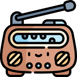 oude radio icoon