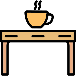 escritorio de casa icono