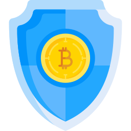 Secure bitcoin icon