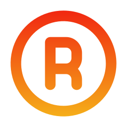 Registered icon