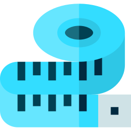 Measuring tape icon