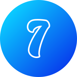 숫자 7 icon