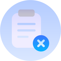 document verwijderen icoon