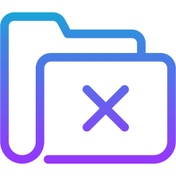 Remove folder icon
