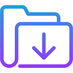 dossier de téléchargement Icône
