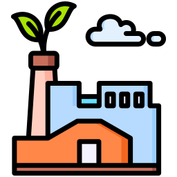 fábrica verde icono