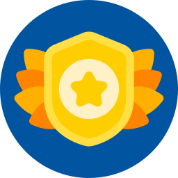 Trophy medal icon