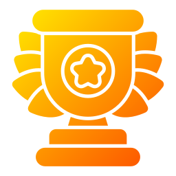 medaglia del trofeo icona