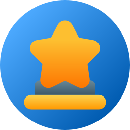 Trophy medal icon