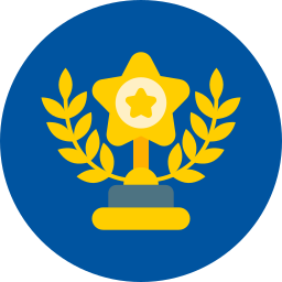 medalla de trofeo icono