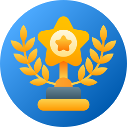 medaglia del trofeo icona