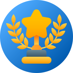 Trophy medal icon