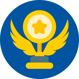 Trophy medal icon