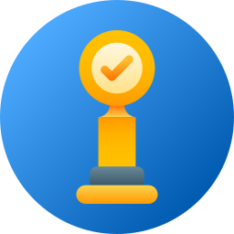 Trophy medal icon