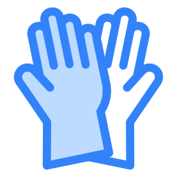 Cleaning gloves icon