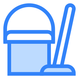 Cleaning bucket icon