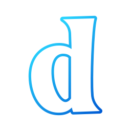 文字d icon