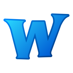 Letter w icon