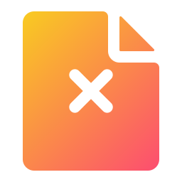 Delete file icon