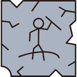 Cave painting icon