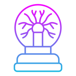 sfera al plasma icona