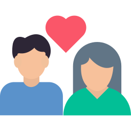 Love marriage icon