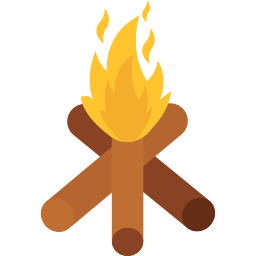 bruciare icona